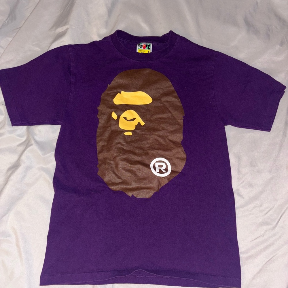 Purple Bape Graphic Tee